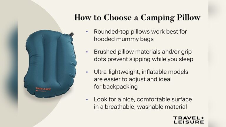 Travel Tips for Camping Pillow: Ultimate Comfort Hacks Revealed
