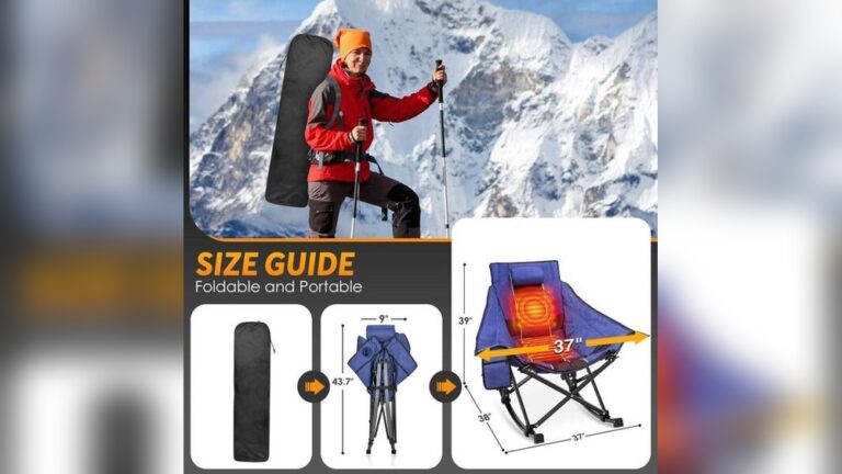 Size Guide for Portable Camping Chair: Find Your Perfect Fit Fast