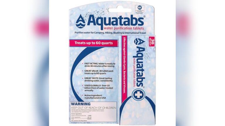 Aquatabs 49mg Water Purification Tablets Review | Fast & Clean Water