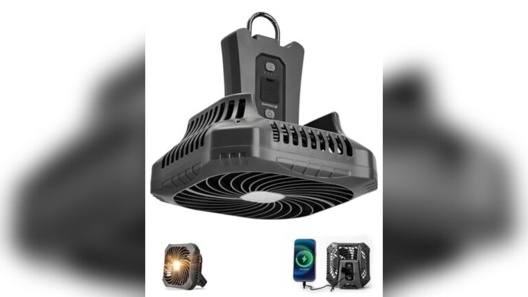 5 Best Portable Camping Fan with LED Lantern for Outdoor
