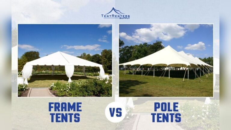 Pole Vs Frame Wedding Tents: Which Is Best for Your Big Day?