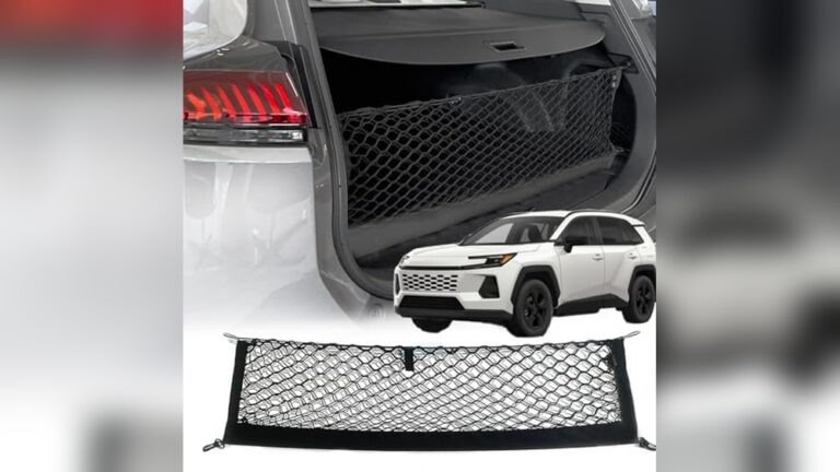 Toyota Rav4 Camping Setup: Ultimate Cargo Net Organizer for Outdoor Adventures